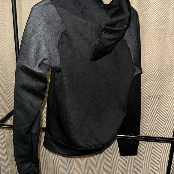 ADIDAS Womens full zip black with gray accent - Picture 5 of 5